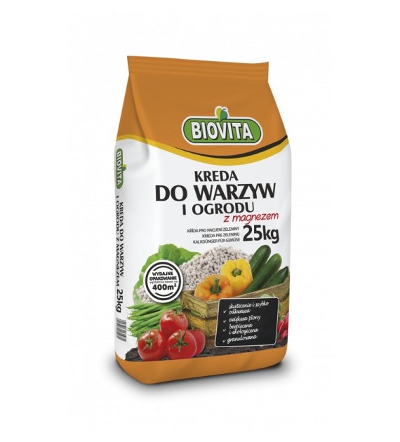 Biovita Kreda do warzyw i ogrodu z Mg 25kg /40/