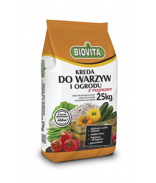 Biovita Kreda do warzyw i ogrodu z Mg 25kg /40/