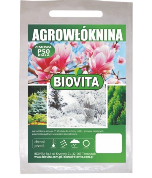 Biovita Agrowłóknina P-50 biała 3,2x5m