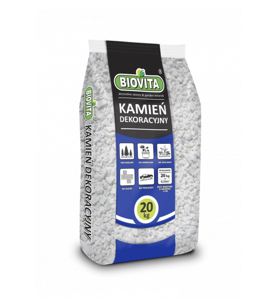 Biovita Grys biały Extra White Thasso 8-16mm 20kg