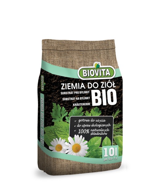 Biovita Ziemia do ziół BIO 10l /180/