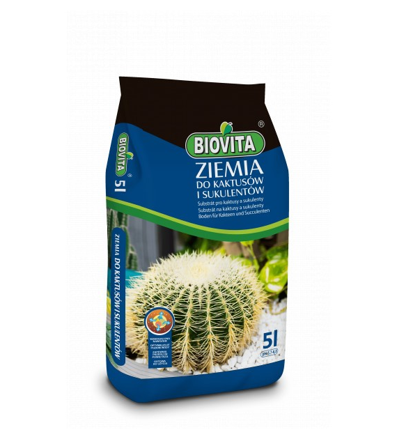 Biovita Podłoże do kaktusów i sukulentów 5l /10/