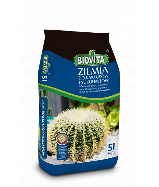 Biovita Podłoże do kaktusów i sukulentów 5l /10/