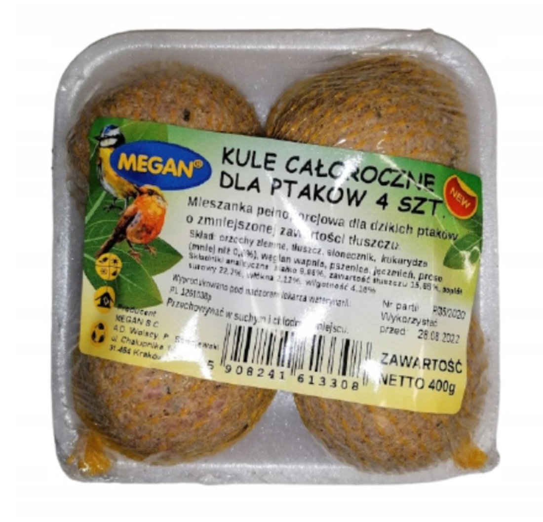 Zestaw 4 kule małe na tacy 400g ME263 /24/