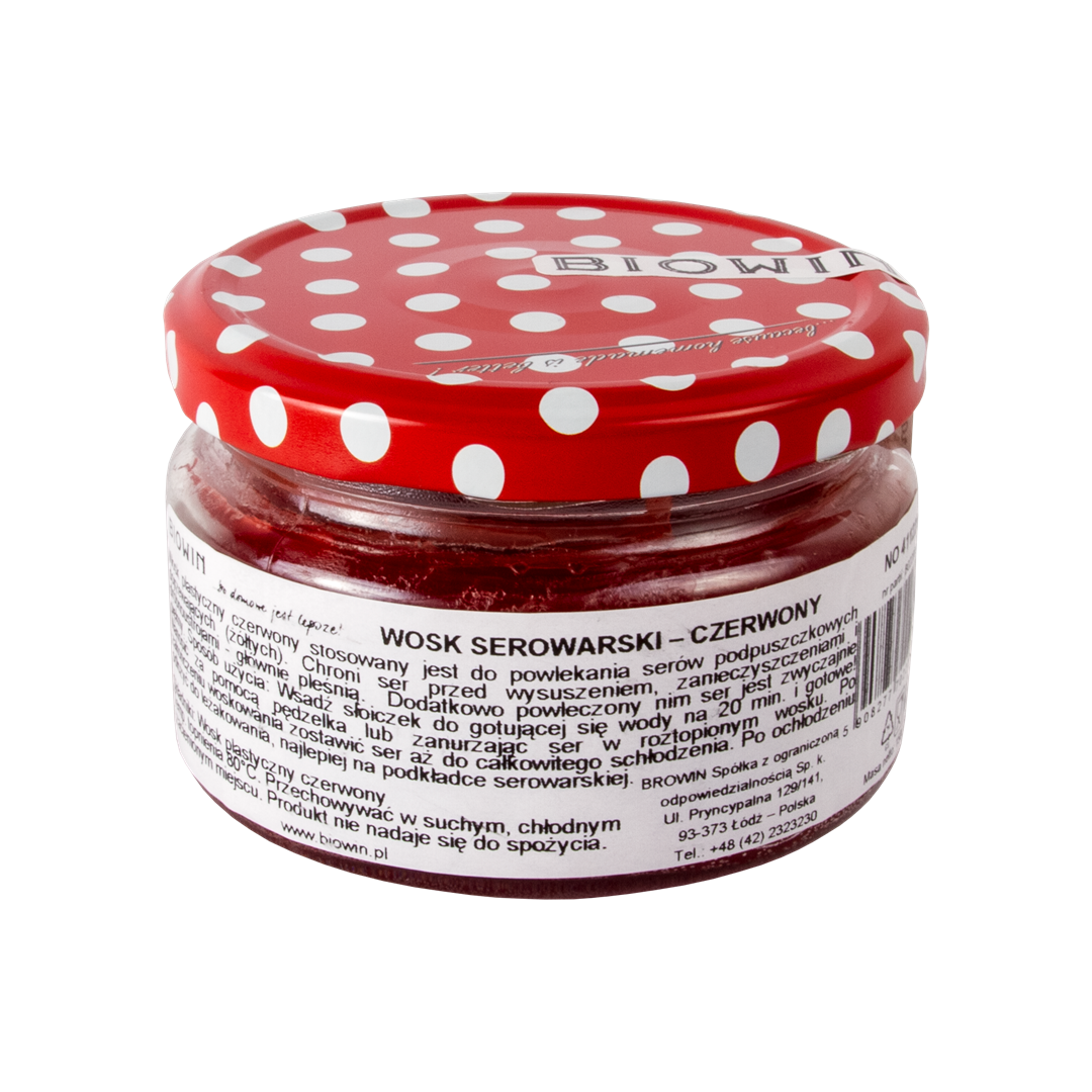 Wosk serowarski - czerwony 150g 411220