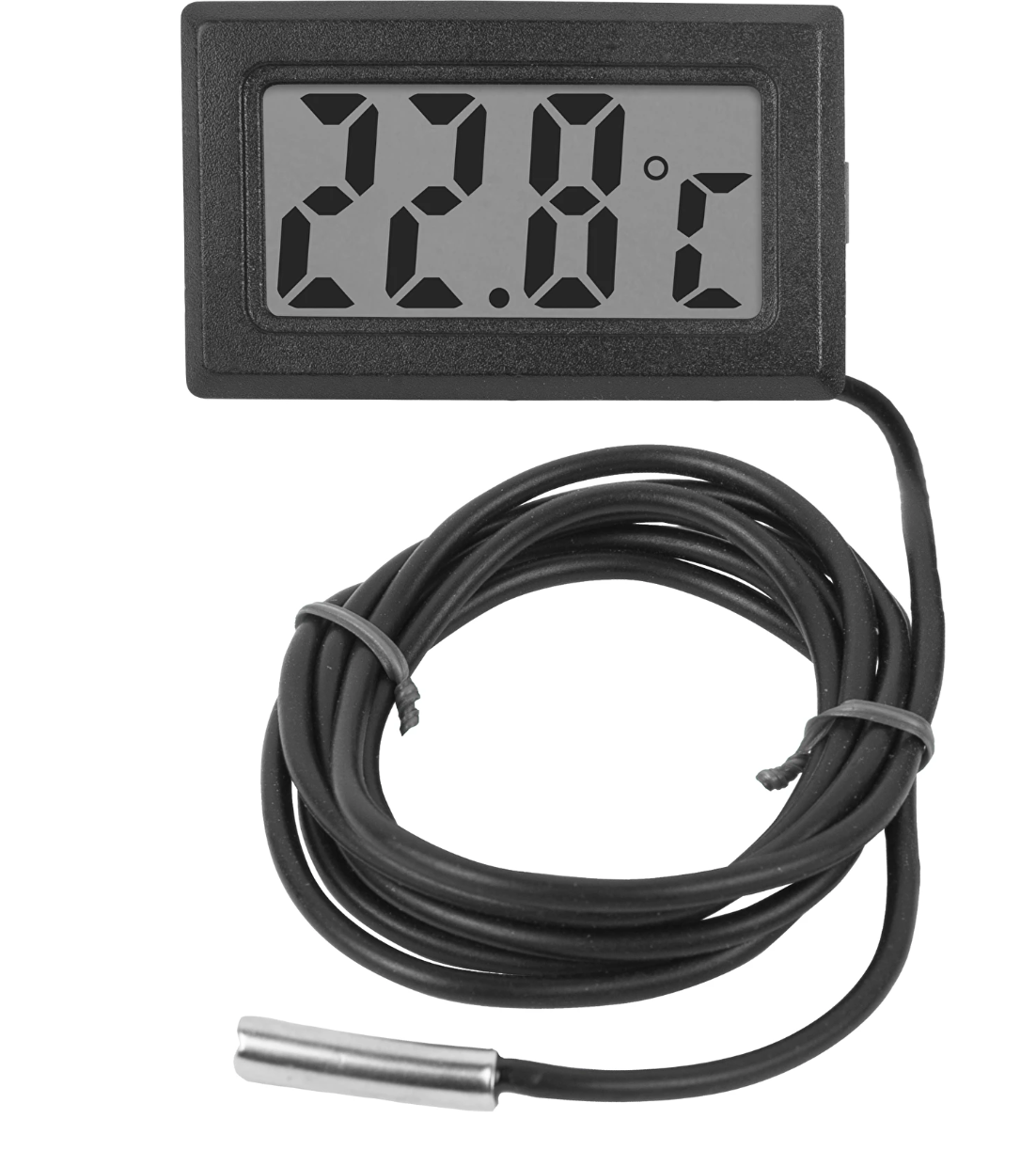 Elektroniczny termometr wew/zew - terrarium 220308