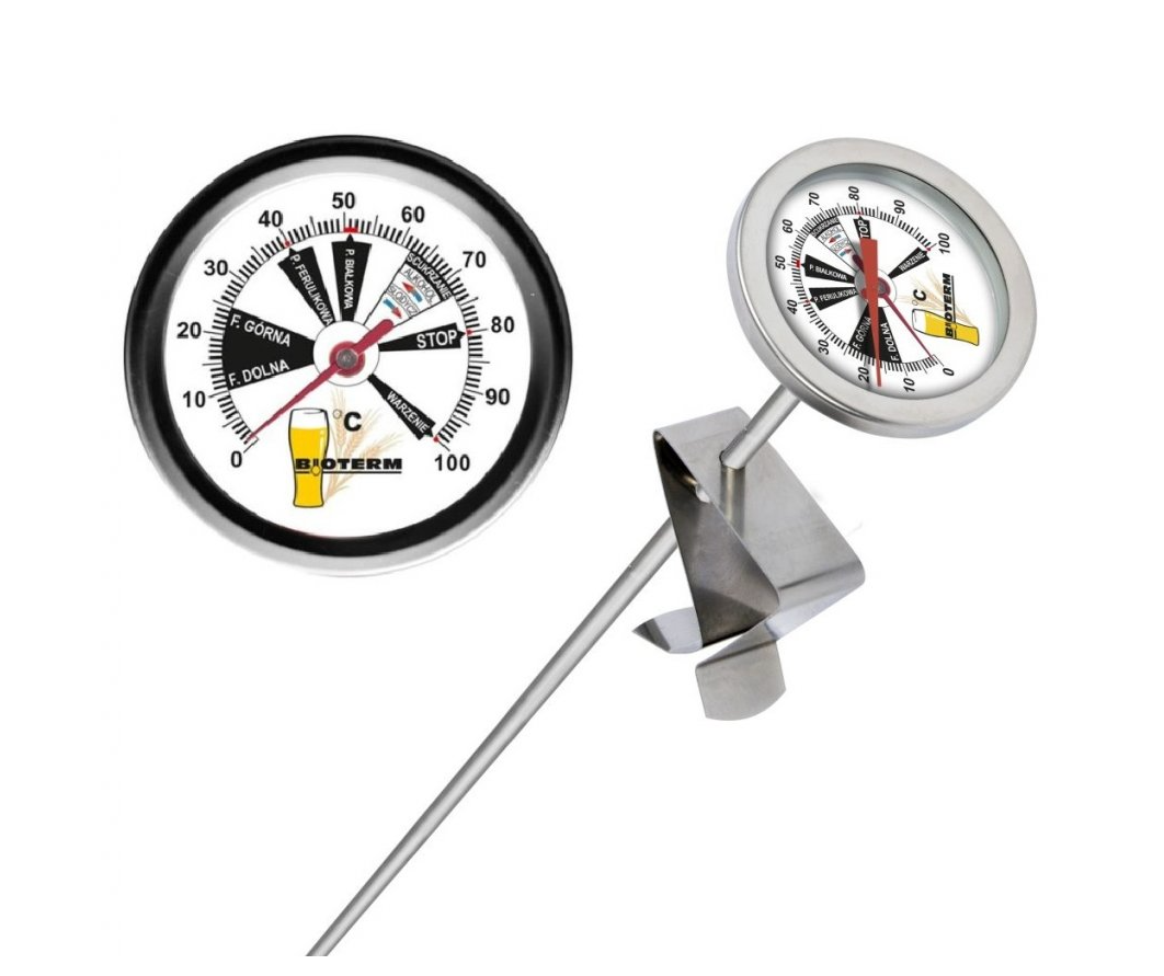 Termometr piwowarski 0'C +100'C 101600