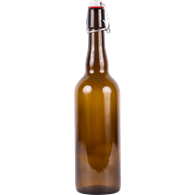 Butelka na piwo 0,75l z korkiem herm. 631445