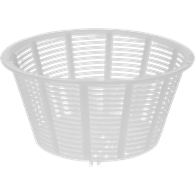 Forma serowarska okrągła 13x13x7 500g 411312