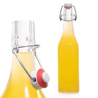 Butelka 250ml z hermet. zamknięciem kwadrat 631121