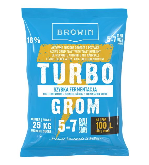 Drożdże Turbo 100l 340g 403300 /8/