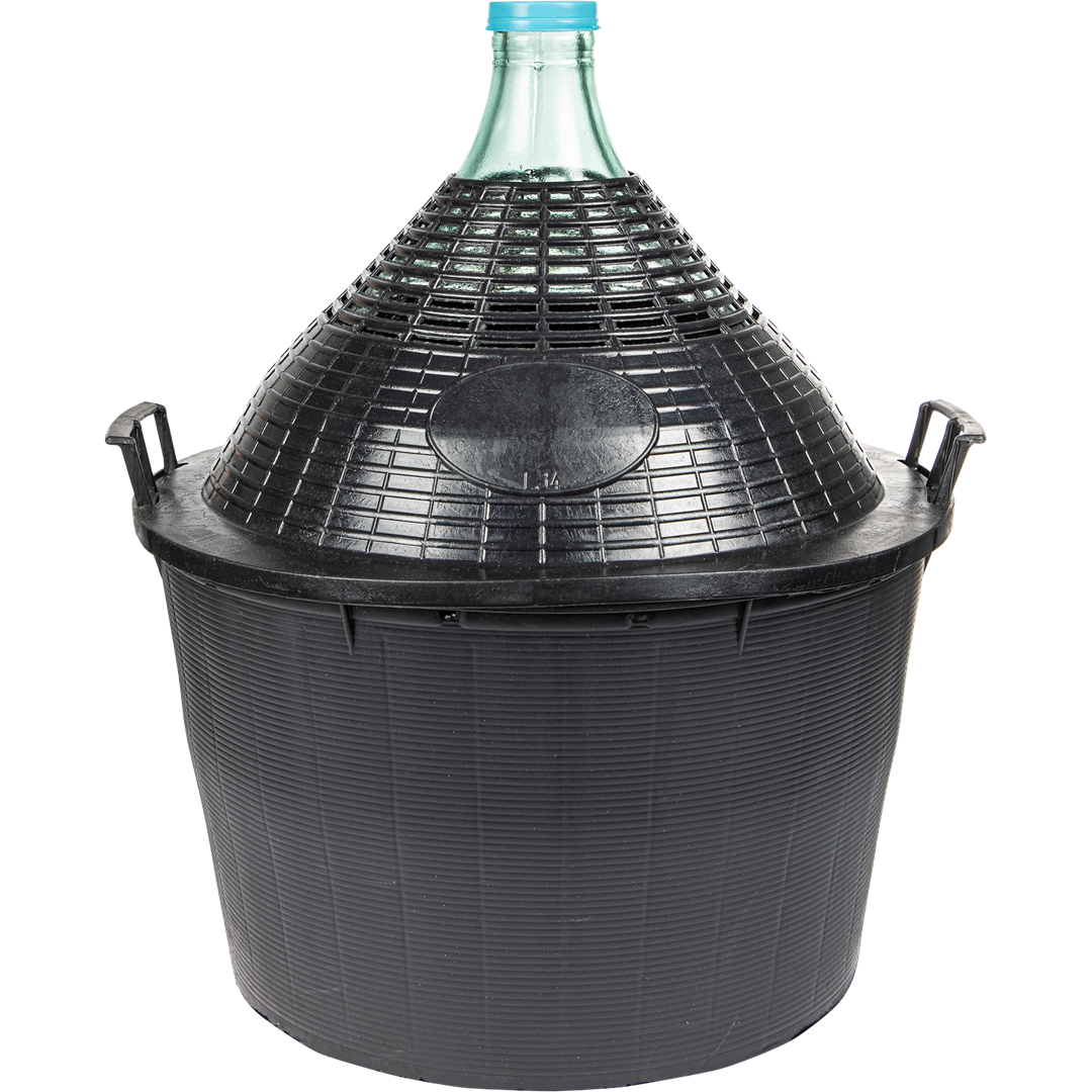 Balon do wina 34l w koszu plast.premium 644034