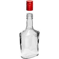 Butelka Safari 500ml biała z zaręt.6szt 631508