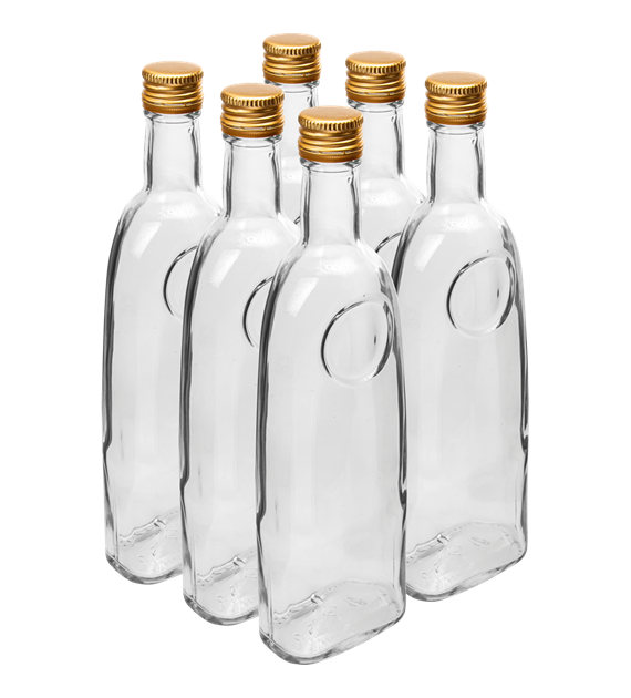 Butelka Staromejska 500ml z zakrętką 6szt. 631523