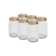 Słoik TO 300ml z kolorową zakr. fi66 132310