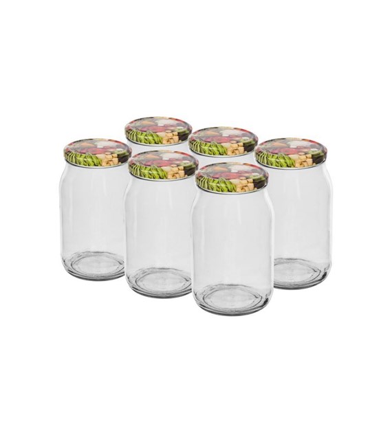 Słoik TO 300ml z kolorową zakr. fi66 132310