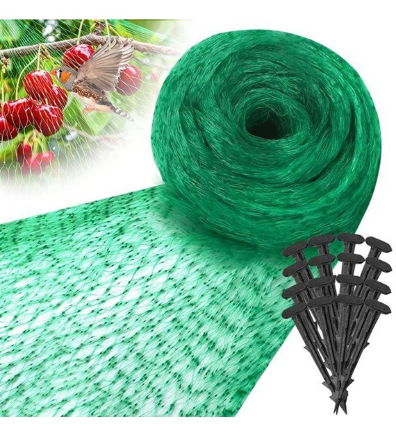 Planta Siatka przeciw ptakom 5x6m mocna dziana