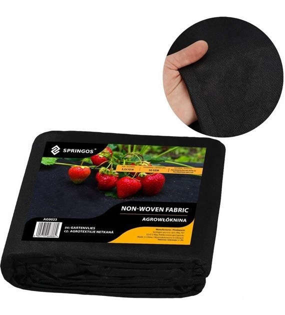 Planta Agrotkanina czarna 3,2x10m 80g