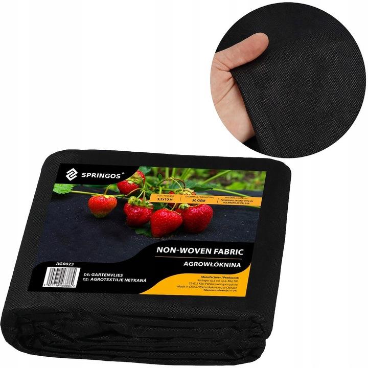 Planta Agrotkanina czarna 3,2x10m 80g