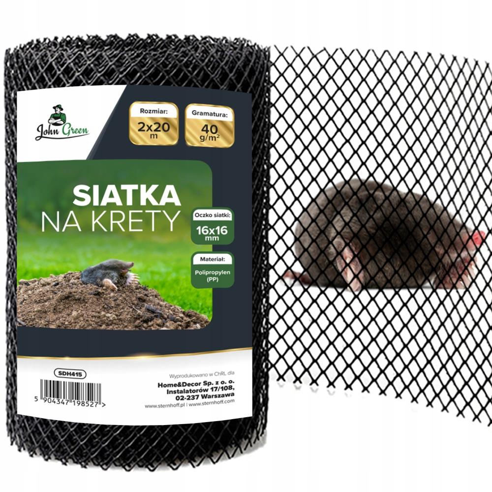 Planta Siatka przeciw kretom czarna 1x50m