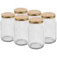 Słoik TO 900ml z zak. fi82/6 132902 kpl. 6szt.