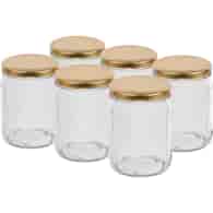 Słoik TO 500ml z zakr. fi82/6  kpl. 6szt. 132502