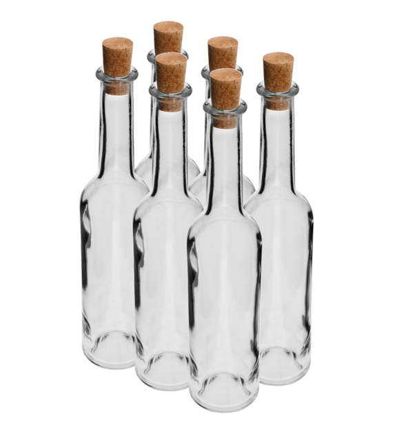 Butelka do nalewek 350ml 6szt.+6 korków 631224