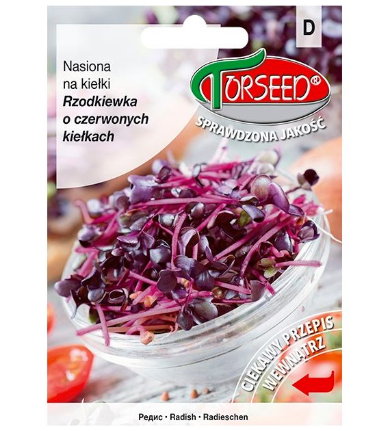 Rzodkiewka o czerwonych kiełkach  20g - Nasiona