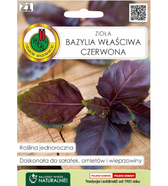 Bazylia właściwa czerwona 0,3 g