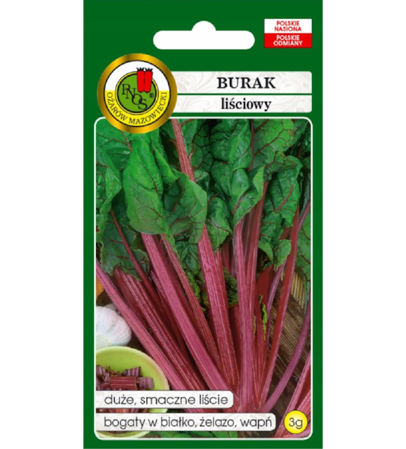 Burak Liściowy Rhubarb Chard 3g ST
