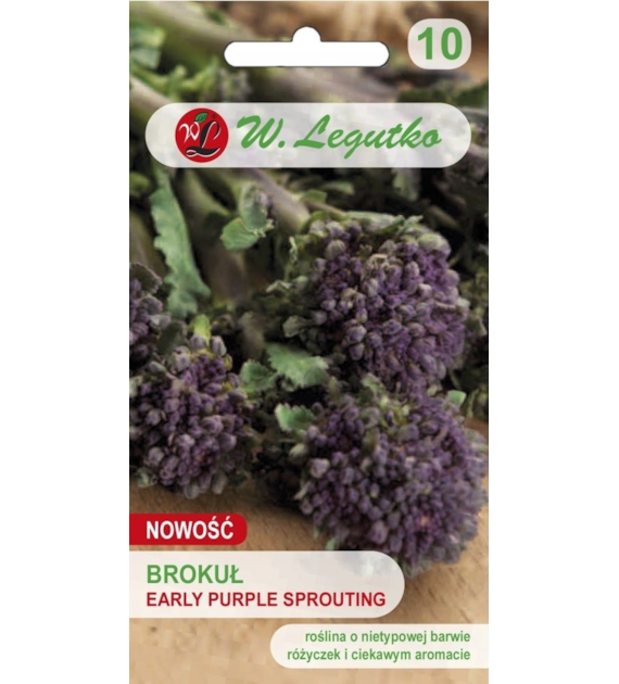 Brokuł Early Purple Sprouting - wczesny 1g ST