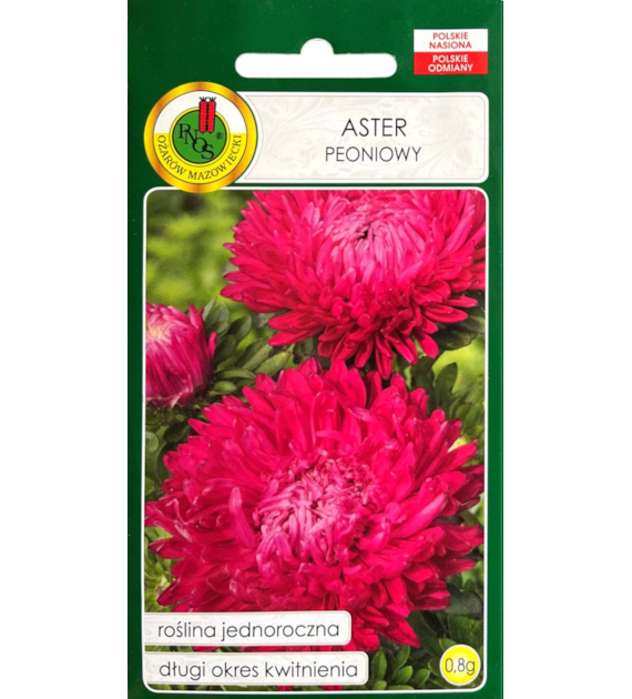 Aster peoniowy róż-purp 0,8g