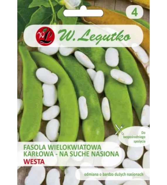Fasola wielokw.karł. na suche nasiona Westa 40g ST