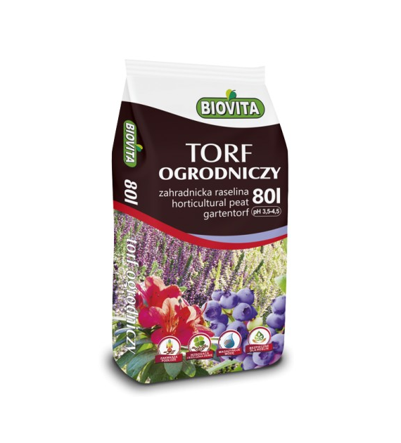 Biovita Torf ogrodniczy kwaśny 80L /42/