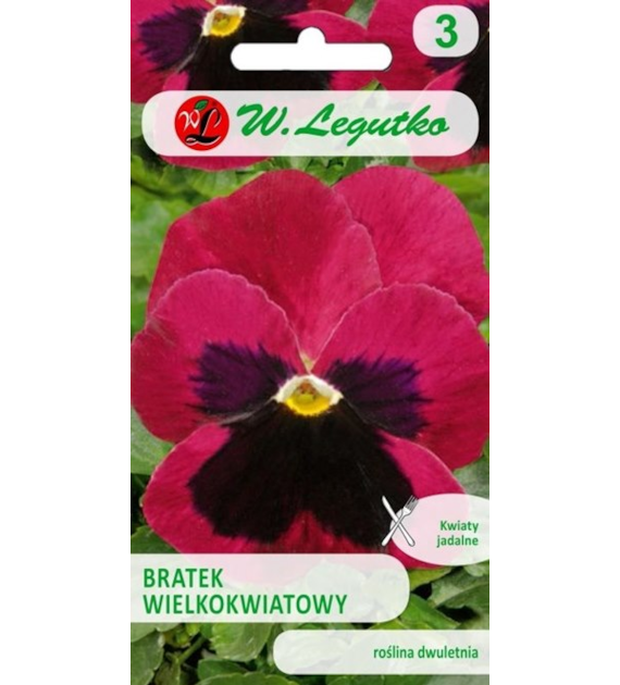 Bratek wielkokwiatowy Weinrote Töne Claret 0,5g