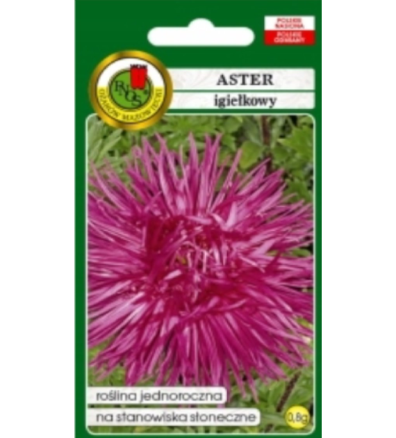 Aster igiełkowy wiśniowo-wrzosowy 0,8g