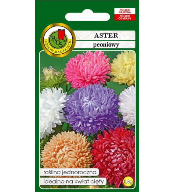 Aster peoniowy mieszany 0,8g