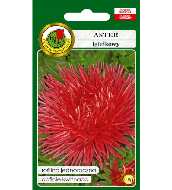 Aster Igiełkowy czerwony 0,8g