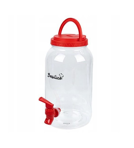 Słój  Plastikowy 5L z żółtą nakretką 10688
