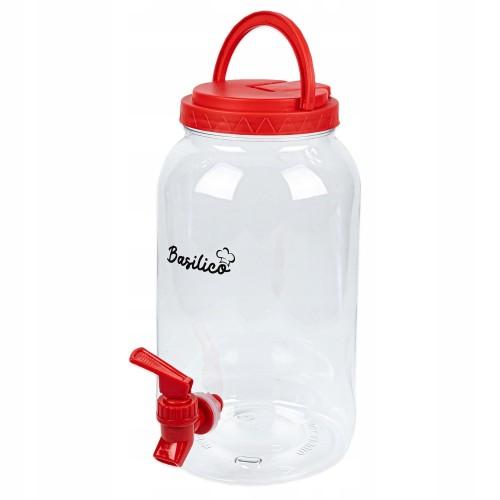 Słój  Plastikowy 5L z żółtą nakretką 10688