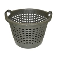 Kosz ogrodowy plastikowy 60l czarny 7316