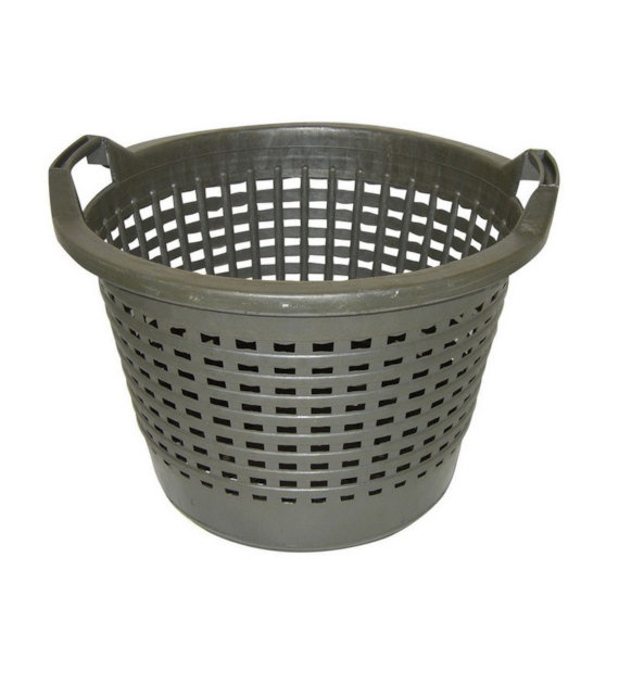 Kosz ogrodowy plastikowy 60l czarny 7316