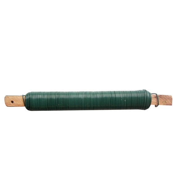 Drut do wiązania 0,6mmx30m PVC zielony 30758