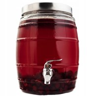 Słój hermet.1,8L z plastikową zakrętką z uch. 6756