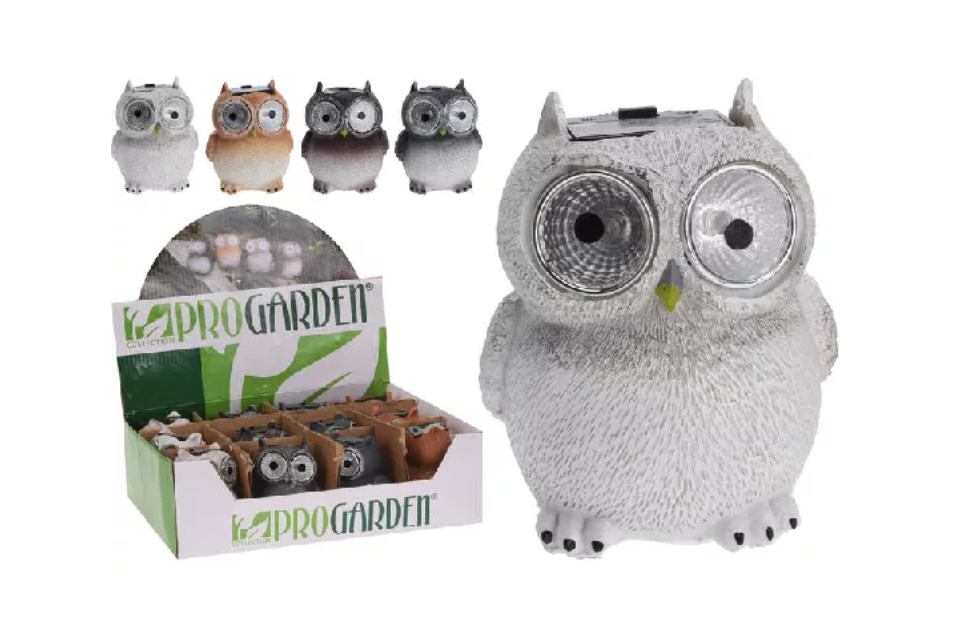 Lampa solarna sowa 9cm
