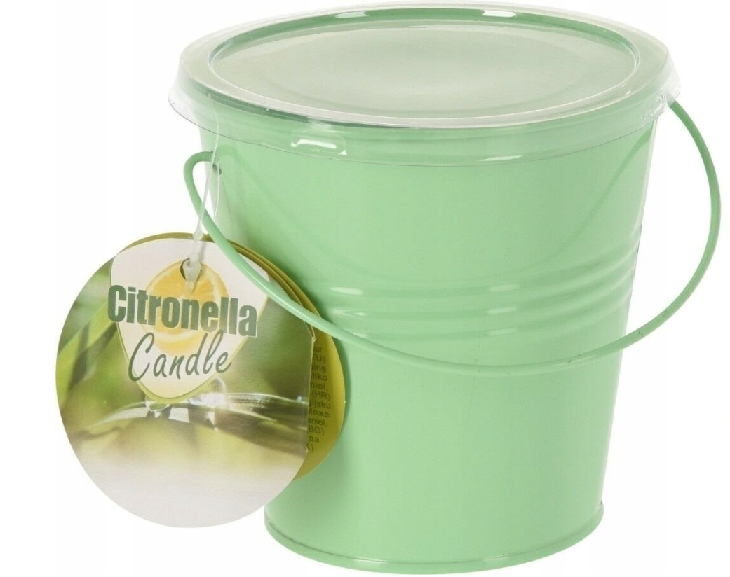 Świeca przeciwkomarowa w wiaderku Citronella