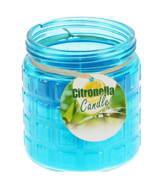 Citronella Świeca w szklanym słoiku