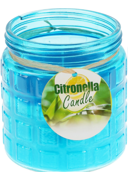 Citronella Świeca w szklanym słoiku